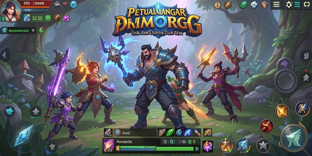 Tampilan gameplay seru dari 3446 dengan petualangan epik.