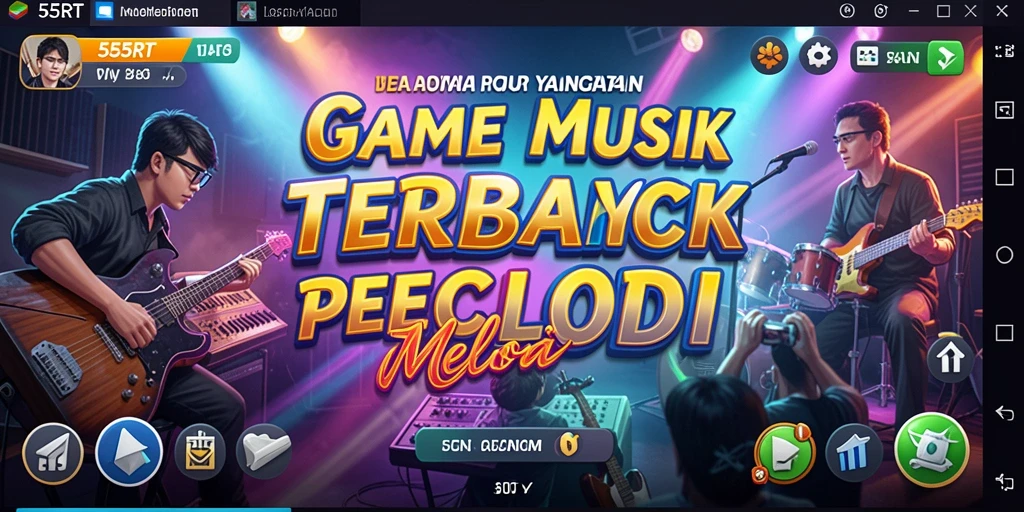 Tampilan gameplay 55RT yang seru dan penuh warna.