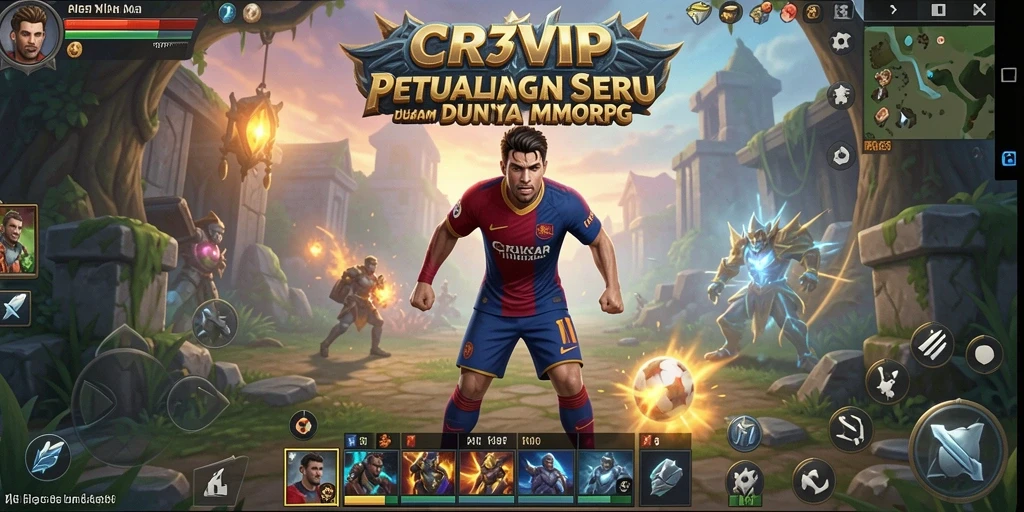 Tampilan gameplay seru di dunia fantasi CR7VIP.