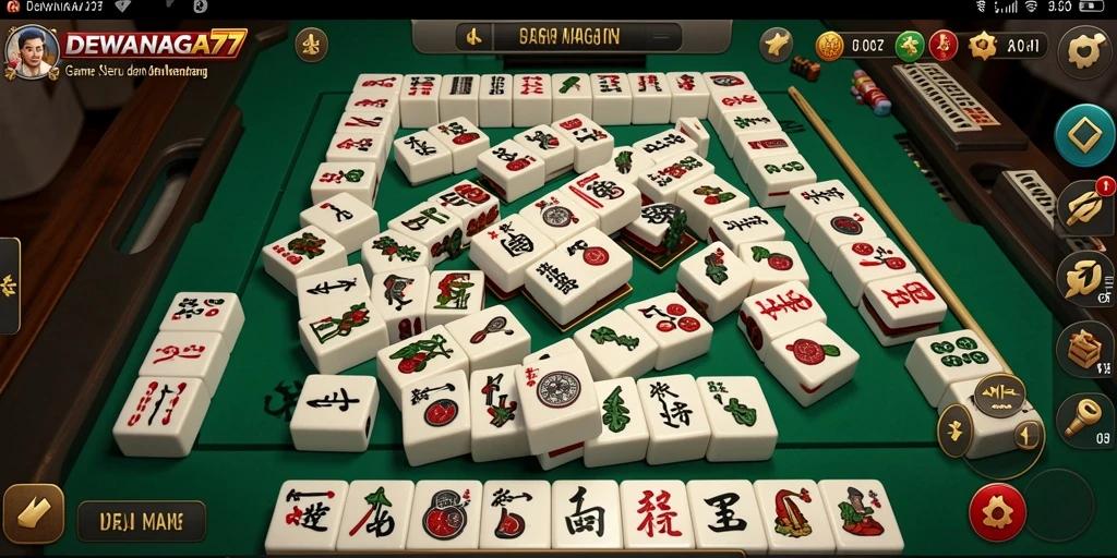 Tampilan gameplay seru dari DEWANAGA77 yang mengasyikkan.