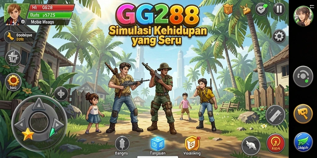 Tampilan gameplay yang menarik dan interaktif dalam GG288.