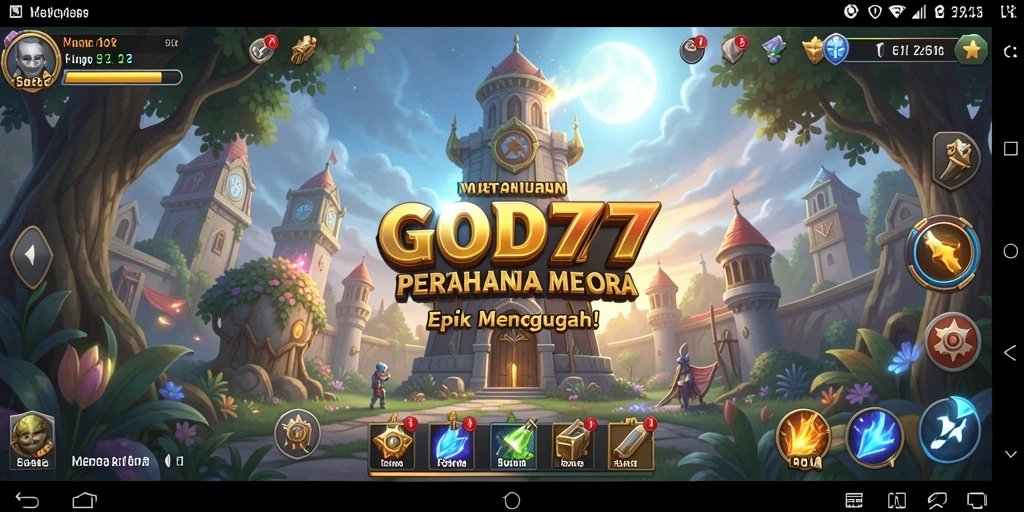 Gameplay menara pertahanan yang seru dan mendebarkan dari GOD77.
