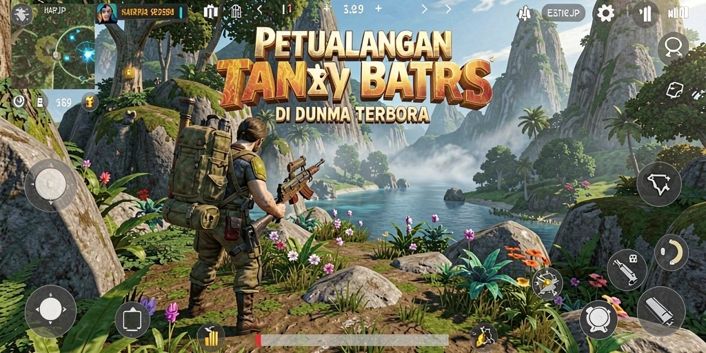 Tampilan gameplay Open World yang menakjubkan di HARAPJP.