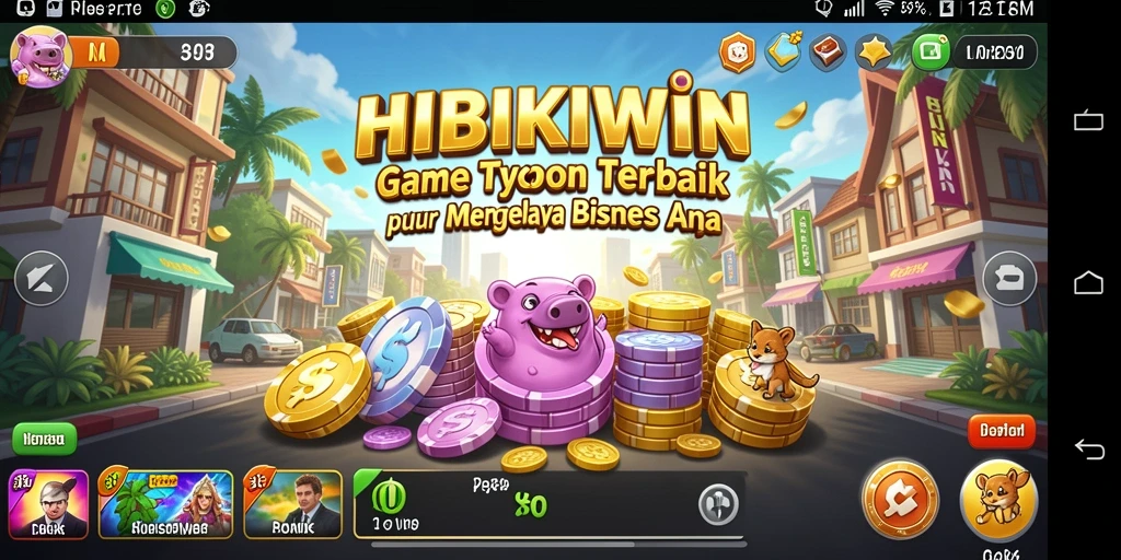 Tampilan gameplay HIBIKIWIN yang menarik dan menantang.