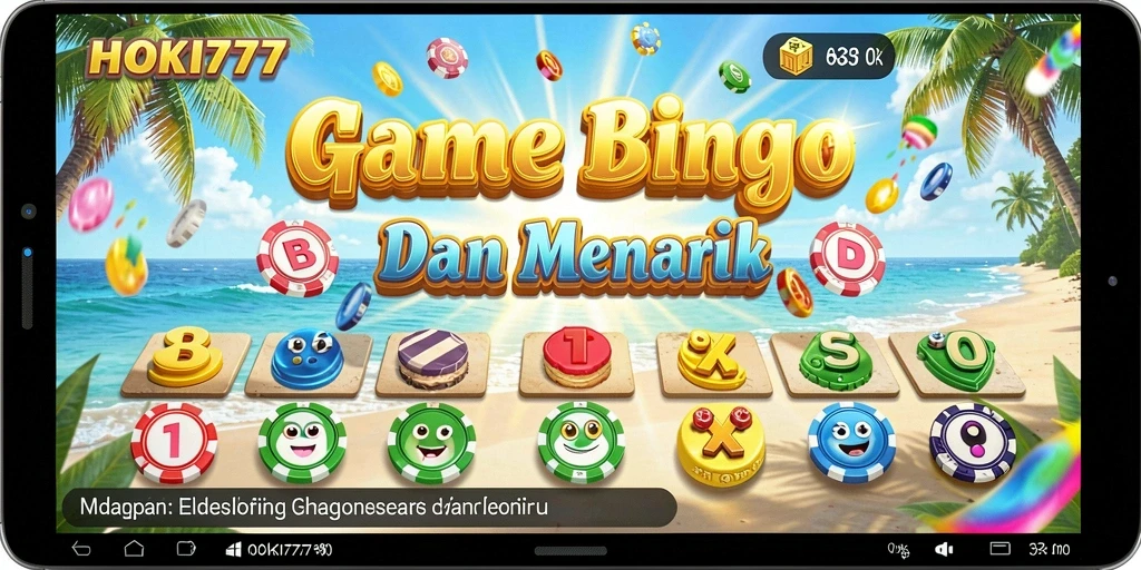 Screenshot gameplay HOKI777 yang menunjukkan keseruan bermain Bingo.