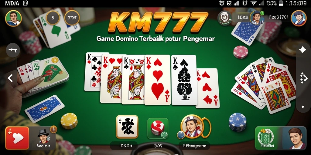 Tampilan gameplay seru di KM777 dengan pemain aktif.