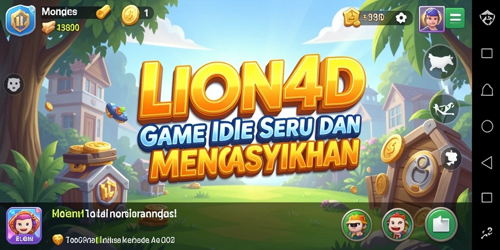 Tampilan gameplay LION4D yang menyenangkan dan menarik.