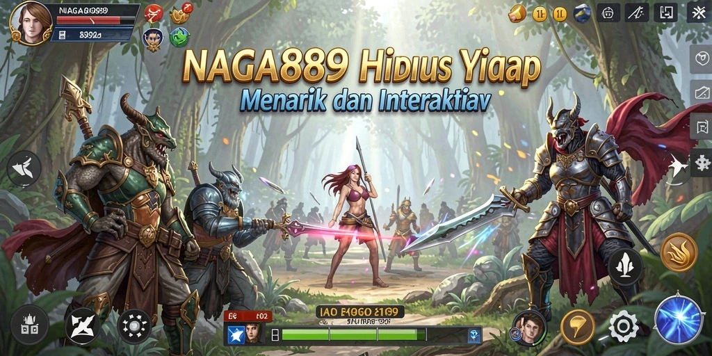 Tampilan gameplay interaktif NAGA889 dengan grafis menawan.