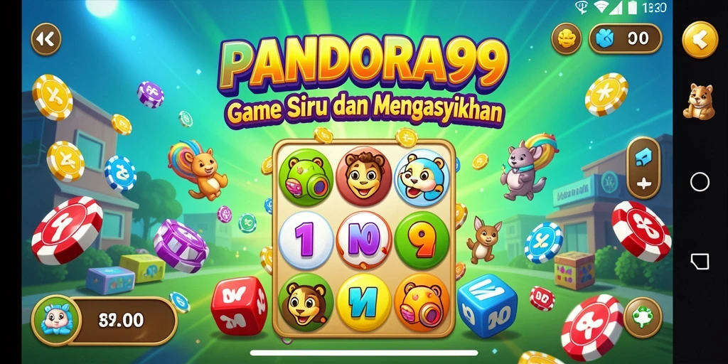 Screenshot gameplay Bingo PANDORA99 yang penuh aksi dan interaksi.