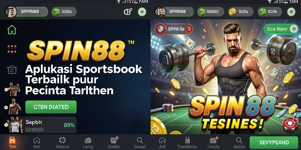 Tampilan antarmuka utama SPIN88 dengan pilihan taruhan menarik.