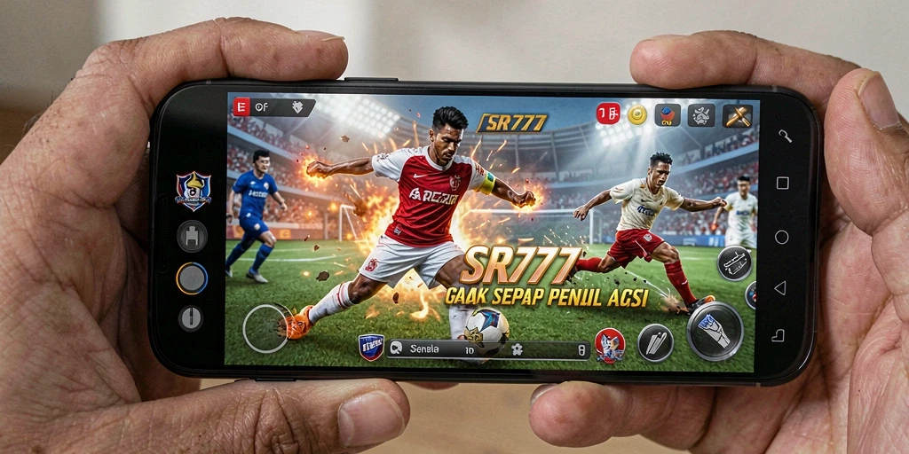 Gameplay menarik di lapangan sepak bola yang seru