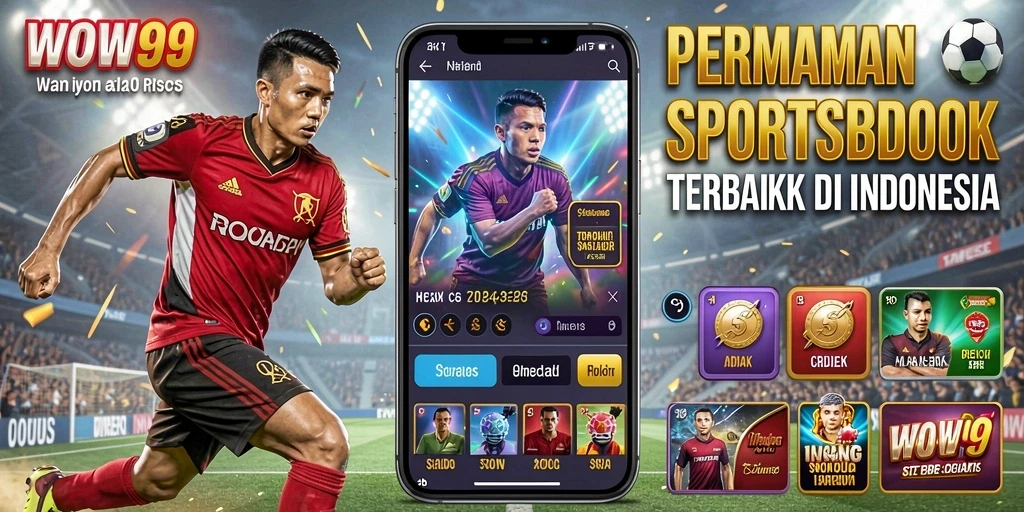 Screenshot WOW99 menampilkan pengalaman gameplay taruhan olahraga yang interaktif.
